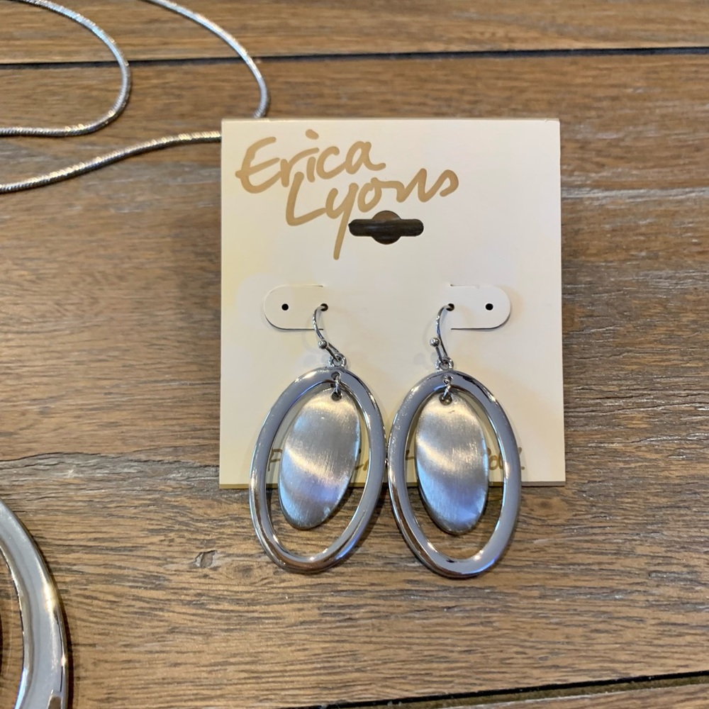 Erica Lyons necklace and earring set! Brand new! - Picture 4 of 7